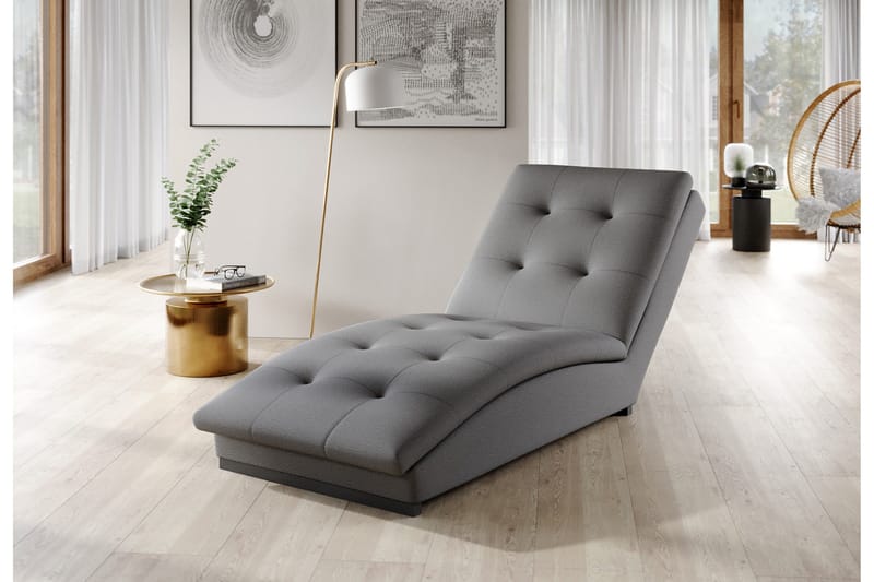 Manwi Schäslongfåtölj - Ljusgrå - Möbler - Stolar & fåtöljer - Fåtölj - Schäslongfåtölj & divanfåtölj