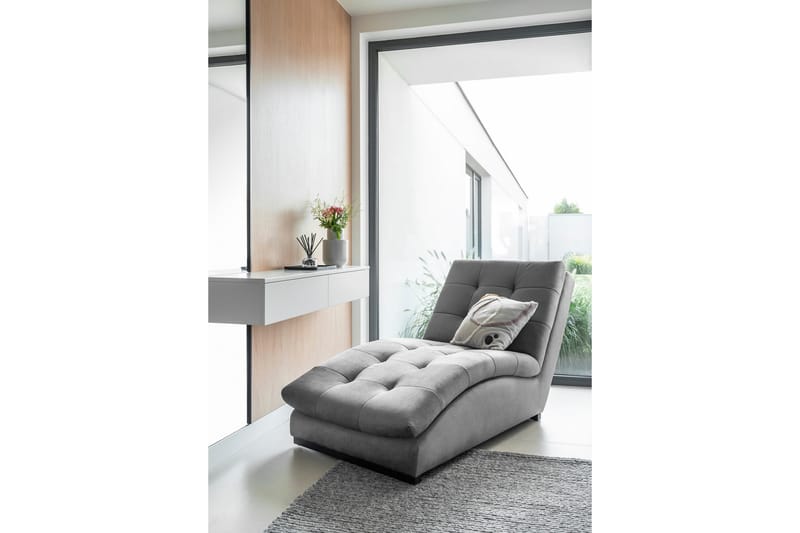 Manwi Schäslongfåtölj - Ljusgrå - Möbler - Stolar & fåtöljer - Fåtölj - Schäslongfåtölj & divanfåtölj