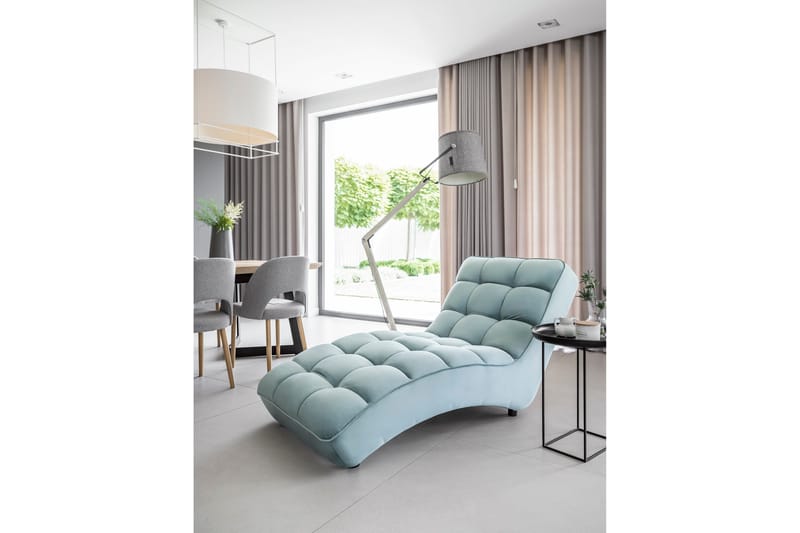 Mariya Schäslongfåtölj - Ljusgrå - Möbler - Stolar & fåtöljer - Fåtölj - Schäslongfåtölj & divanfåtölj