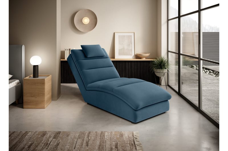 Masaji Schäslongfåtölj - Blå - Möbler - Stolar & fåtöljer - Fåtölj - Schäslongfåtölj & divanfåtölj