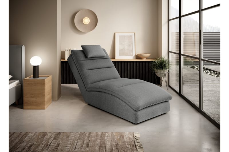 Masaji Schäslongfåtölj - Grå - Möbler - Stolar & fåtöljer - Fåtölj - Schäslongfåtölj & divanfåtölj