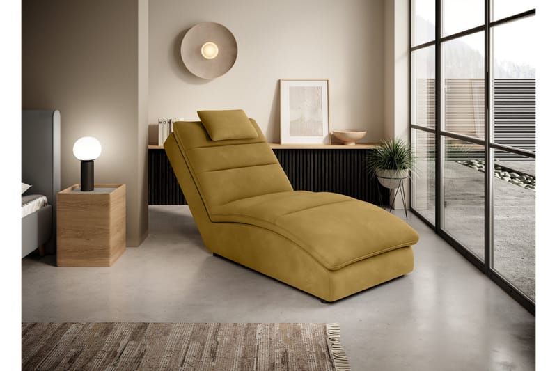 Masaji Schäslongfåtölj - Guld - Möbler - Stolar & fåtöljer - Fåtölj - Schäslongfåtölj & divanfåtölj