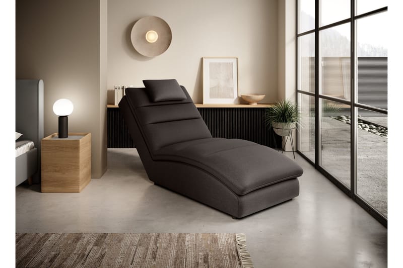 Masaji Schäslongfåtölj - Svart - Möbler - Stolar & fåtöljer - Fåtölj - Schäslongfåtölj & divanfåtölj