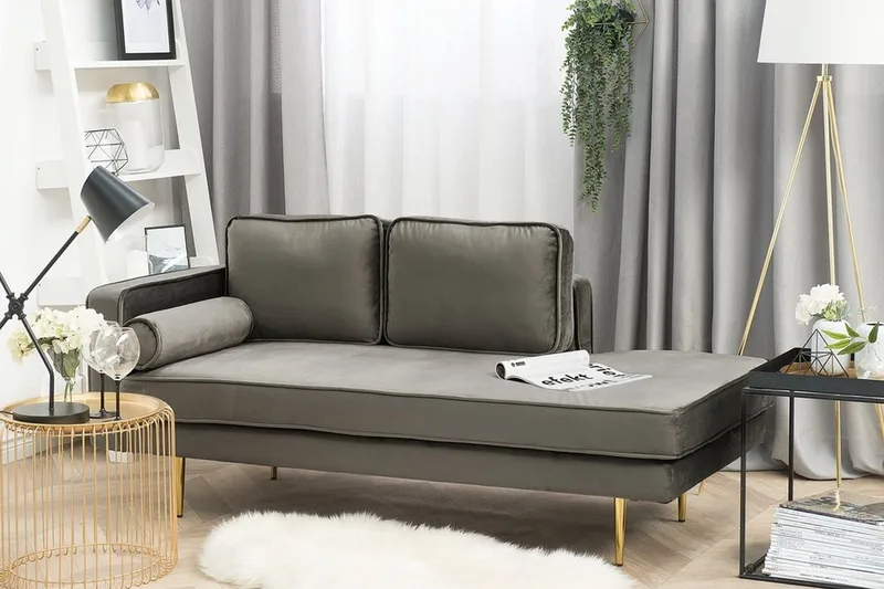 Miramas Schäslong - Grå - Möbler - Stolar & fåtöljer - Fåtölj - Schäslongfåtölj & divanfåtölj