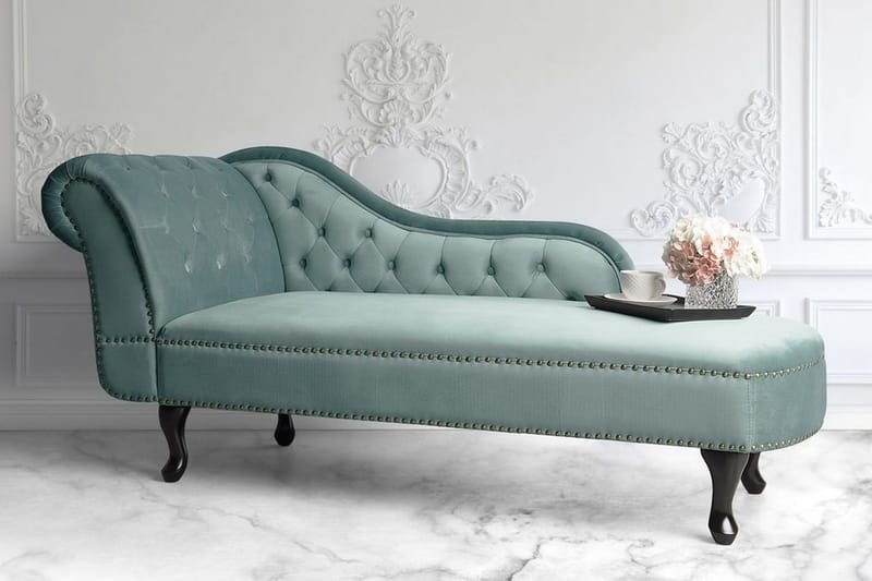 Nimes Schäslong - Grön - Möbler - Stolar & fåtöljer - Fåtölj - Schäslongfåtölj & divanfåtölj