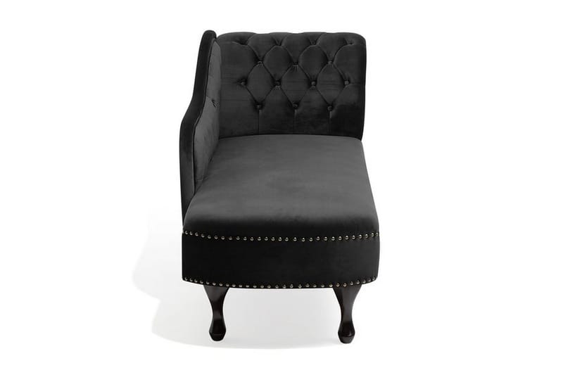 Nimes Schäslong - Svart - Möbler - Stolar & fåtöljer - Fåtölj - Schäslongfåtölj & divanfåtölj