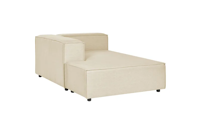 Tunda Schäslong 119 cm Höger - Beige/Svart - Möbler - Stolar & fåtöljer - Fåtölj - Schäslongfåtölj & divanfåtölj