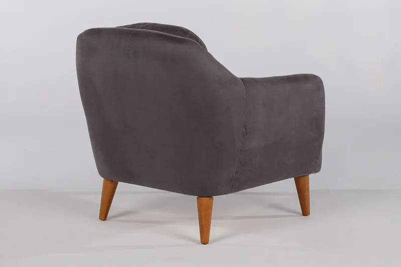 Sheku Fåtölj med Armstöd - Grå - Möbler - Stolar & fåtöljer - Fåtölj