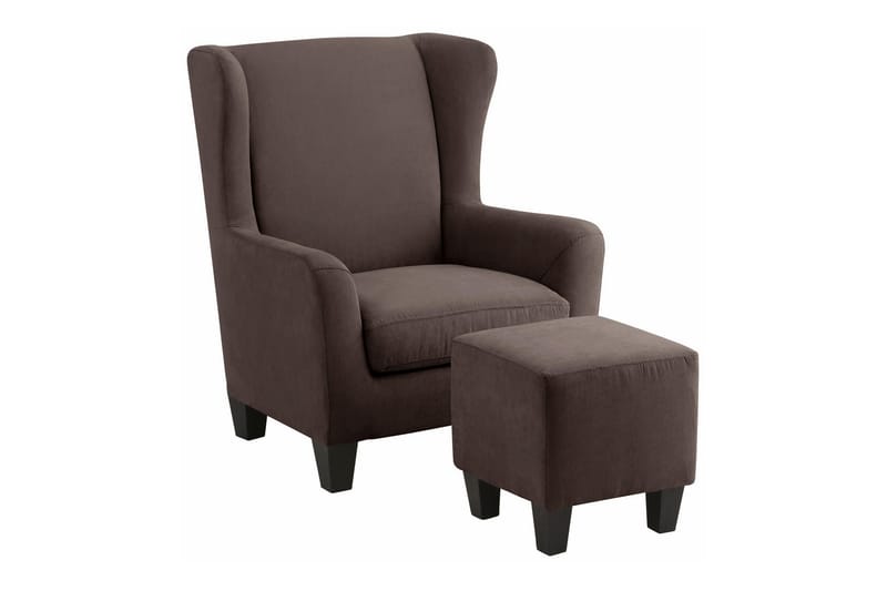 Silfa Fåtölj Microfiber, Brun