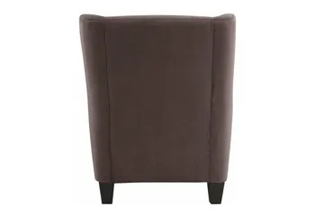 Silfa Fåtölj Microfiber - Brun - Möbler - Stolar & fåtöljer - Fåtölj - Öronlappsfåtölj