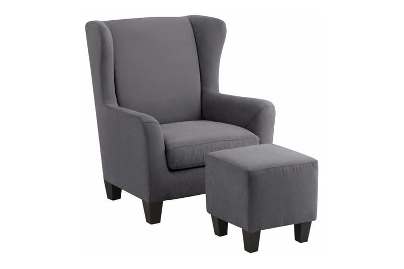 Silfa Fåtölj Microfiber, Grå