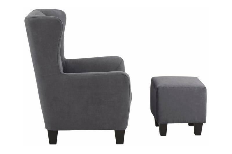 Silfa Fåtölj Microfiber - Grå - Möbler - Stolar & fåtöljer - Fåtölj