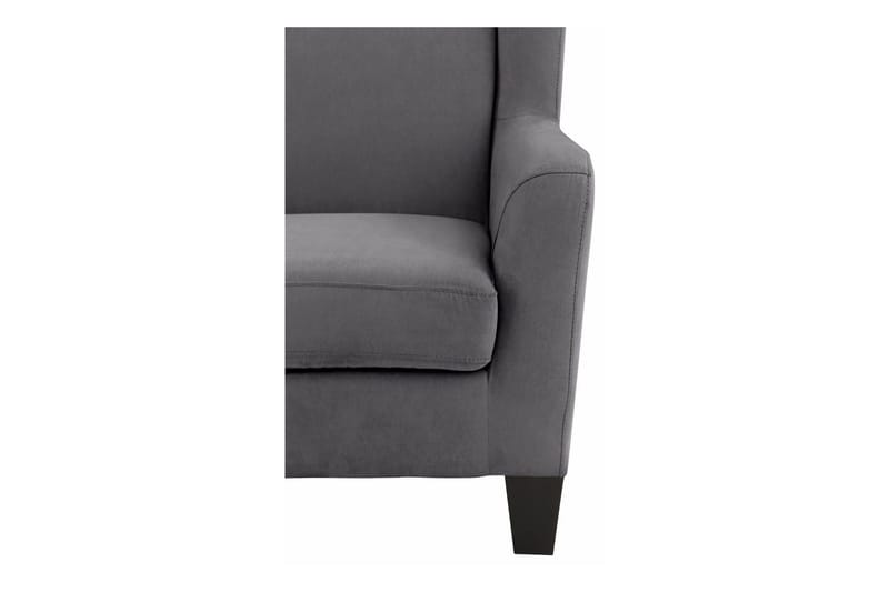 Silfa Fåtölj Microfiber - Grå - Möbler - Stolar & fåtöljer - Fåtölj - Öronlappsfåtölj