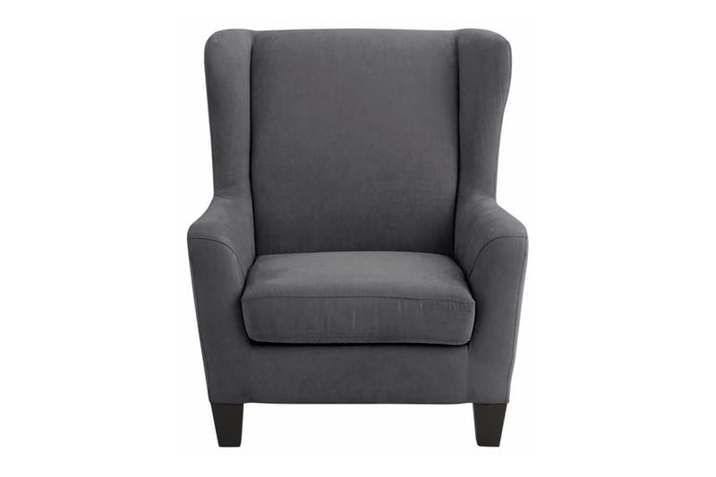 Silfa Fåtölj Microfiber - Grå - Möbler - Stolar & fåtöljer - Fåtölj - Öronlappsfåtölj