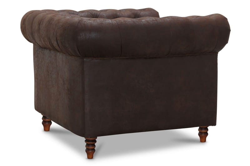 Cambridge Fåtölj - Tyg vintage brun - Möbler - Stolar & fåtöljer - Fåtölj - Skinnfåtölj & läderfåtölj