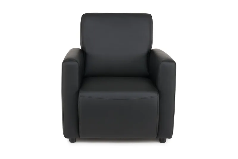 Charles fåtölj - Svart PU - Möbler - Stolar & fåtöljer - Fåtölj - Skinnfåtölj & läderfåtölj