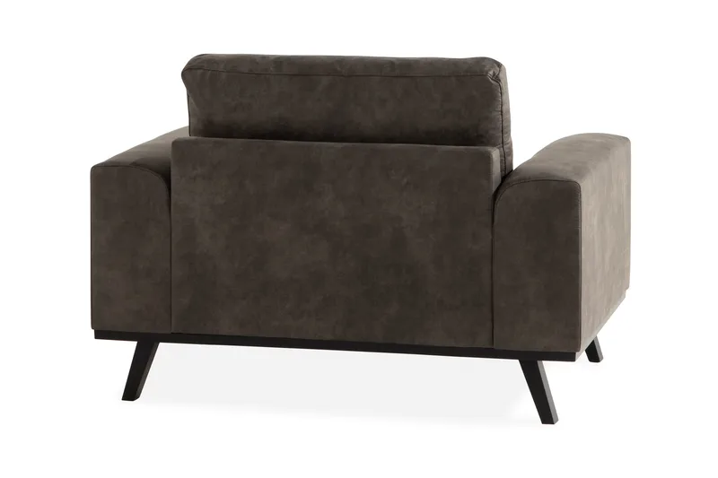 Copenhagen Fåtölj Konstläder - Mörkgrå - Möbler - Stolar & fåtöljer - Fåtölj - Skinnfåtölj & läderfåtölj