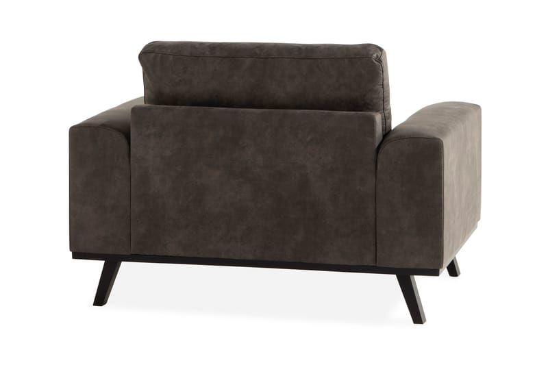 Copenhagen Fåtölj Konstläder - Mörkgrå - Möbler - Stolar & fåtöljer - Fåtölj - Skinnfåtölj & läderfåtölj