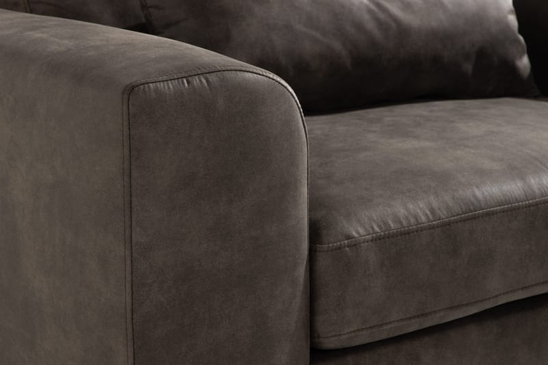 Copenhagen Fåtölj Konstläder - Mörkgrå - Möbler - Stolar & fåtöljer - Fåtölj - Skinnfåtölj & läderfåtölj