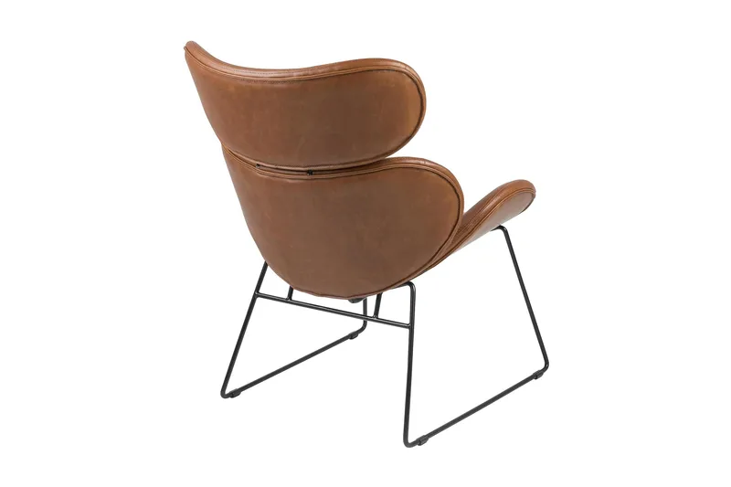 Deprema Fåtölj - Brun - Möbler - Stolar & fåtöljer - Fåtölj - Skinnfåtölj & läderfåtölj