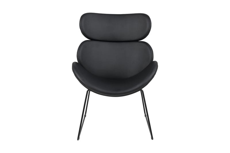 Deprema Fåtölj - Svart - Möbler - Stolar & fåtöljer - Fåtölj - Skinnfåtölj & läderfåtölj