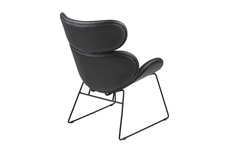 Deprema Fåtölj - Svart - Möbler - Stolar & fåtöljer - Fåtölj - Skinnfåtölj & läderfåtölj