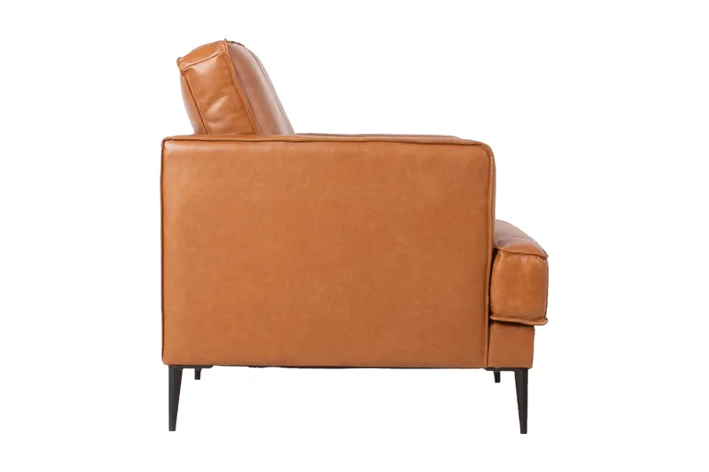 Leo Fåtölj Ljusbrun - Möbler - Stolar & fåtöljer - Fåtölj - Skinnfåtölj & läderfåtölj