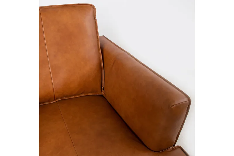 Leo Fåtölj Ljusbrun - Möbler - Stolar & fåtöljer - Fåtölj - Skinnfåtölj & läderfåtölj