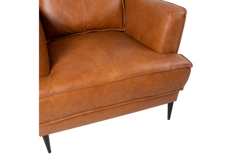 Leo Fåtölj Ljusbrun - Möbler - Stolar & fåtöljer - Fåtölj - Skinnfåtölj & läderfåtölj