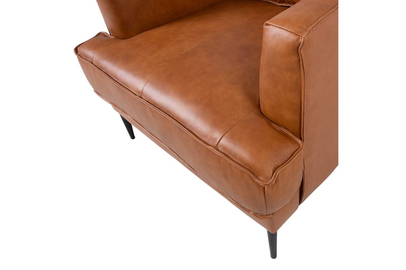 Leo Fåtölj Ljusbrun - Möbler - Stolar & fåtöljer - Fåtölj - Skinnfåtölj & läderfåtölj