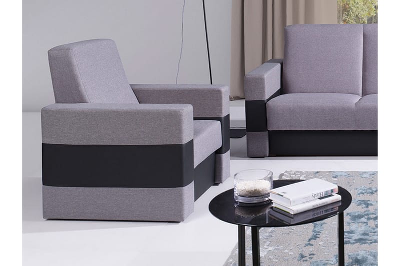 Lux Fåtölj 82x82x90 cm - Grå - Möbler - Stolar & fåtöljer - Fåtölj