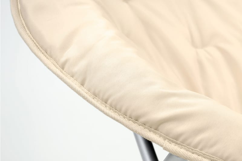 Masayo Fåtölj - Silver/Beige - Möbler - Stolar & fåtöljer - Fåtölj - Skinnfåtölj & läderfåtölj
