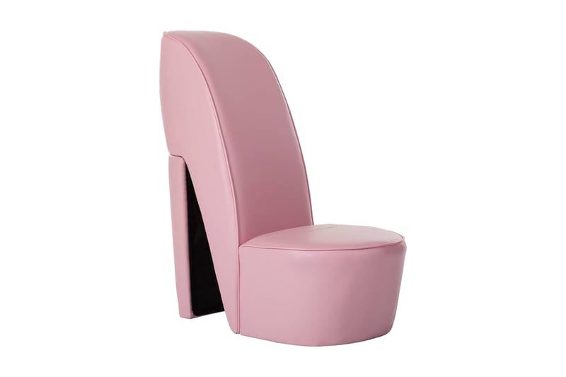 Stol klacksko rosa konstläder - Rosa - Möbler - Stolar & fåtöljer - Fåtölj - Skinnfåtölj & läderfåtölj