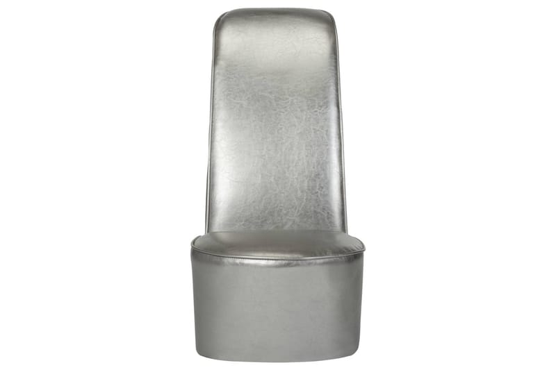 Stol klacksko silver konstläder - Silver - Möbler - Stolar & fåtöljer - Fåtölj - Skinnfåtölj & läderfåtölj
