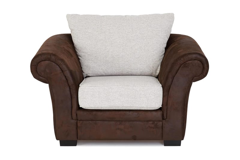 Toronto Fåtölj - Brun/Beige - Möbler - Stolar & fåtöljer - Fåtölj - Skinnfåtölj & läderfåtölj