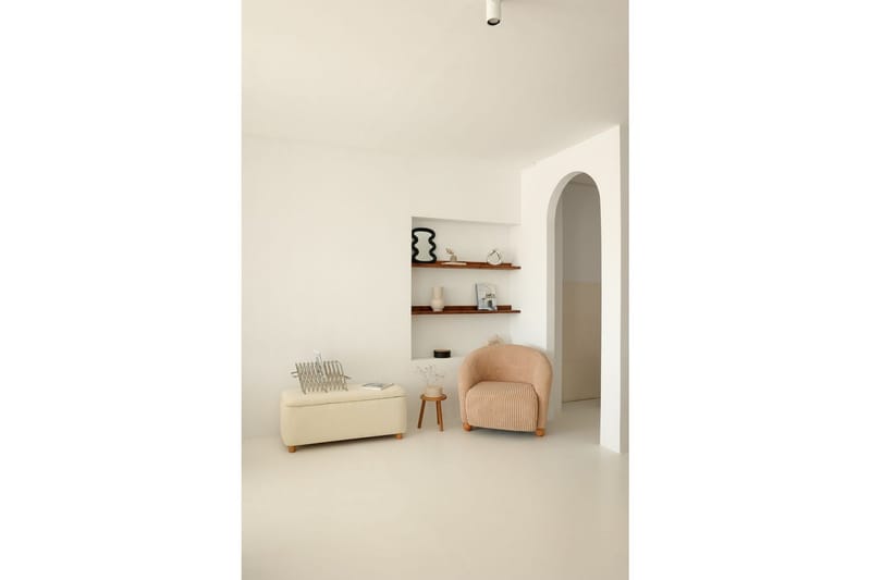 Slon Öronlappsfåtölj - Beige - Möbler - Stolar & fåtöljer - Fåtölj - Öronlappsfåtölj