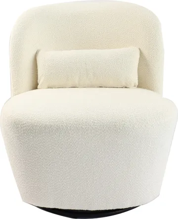 Snurrbar 360º fåtölj - Beige teddy - Möbler - Stolar & fåtöljer - Fåtölj - Fåtölj utan armstöd