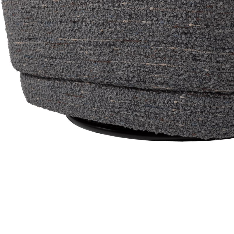 Snurrfåtölj Atty - Grå Melange - Möbler - Stolar & fåtöljer - Fåtölj - Fåtölj utan armstöd