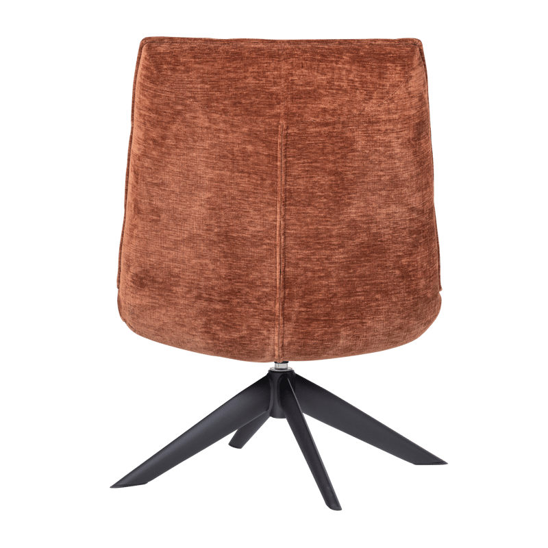 Snurrfåtölj Jouke - Rostbrun - Möbler - Stolar & fåtöljer - Fåtölj - Seniorfåtölj