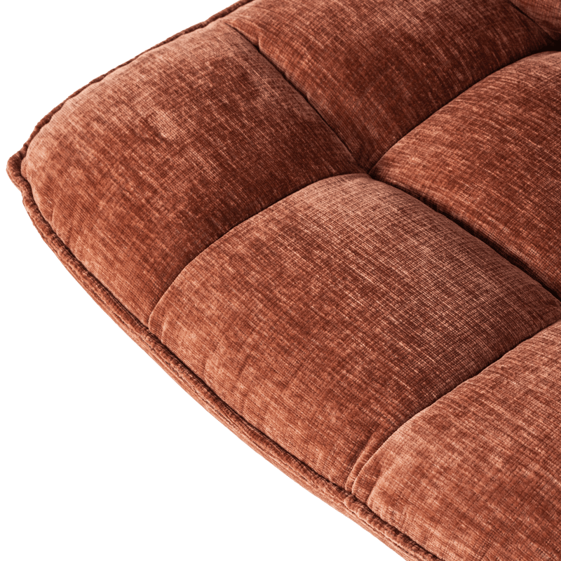 Snurrfåtölj Jouke - Rostbrun - Möbler - Stolar & fåtöljer - Fåtölj - Seniorfåtölj