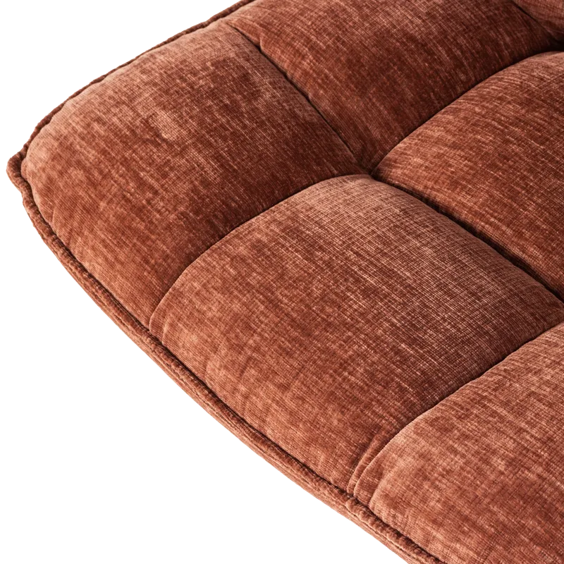 Snurrfåtölj Jouke - Rostbrun - Möbler - Stolar & fåtöljer - Fåtölj - Fåtölj utan armstöd