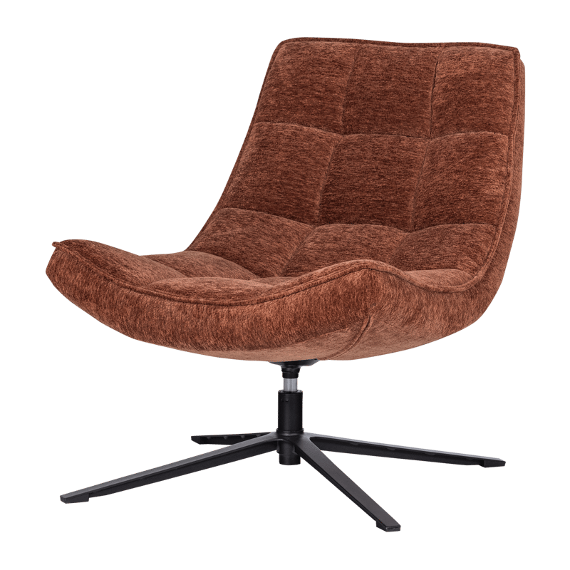 Snurrfåtölj Maudi, Brun