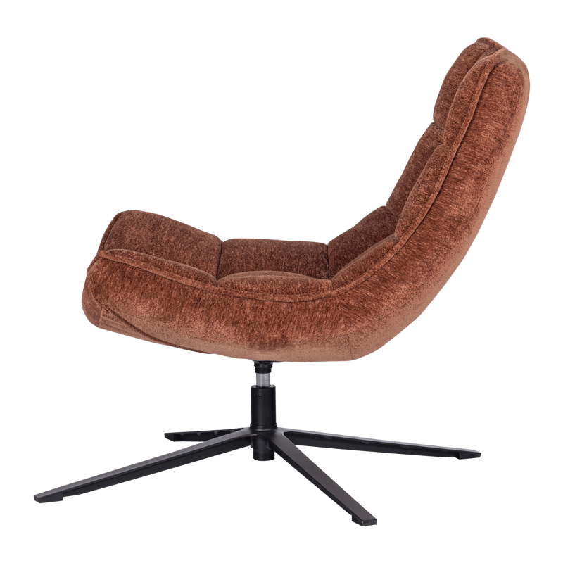 Snurrfåtölj Maudi - Brun - Möbler - Stolar & fåtöljer - Fåtölj - Seniorfåtölj