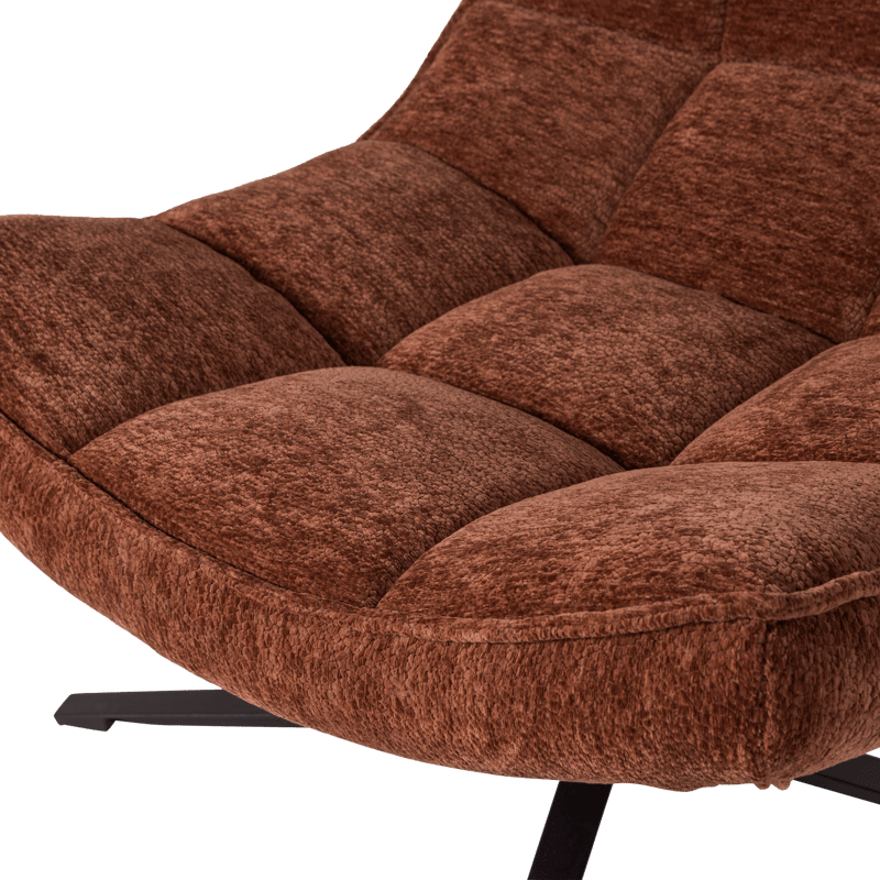 Snurrfåtölj Maudi - Brun - Möbler - Stolar & fåtöljer - Fåtölj - Seniorfåtölj