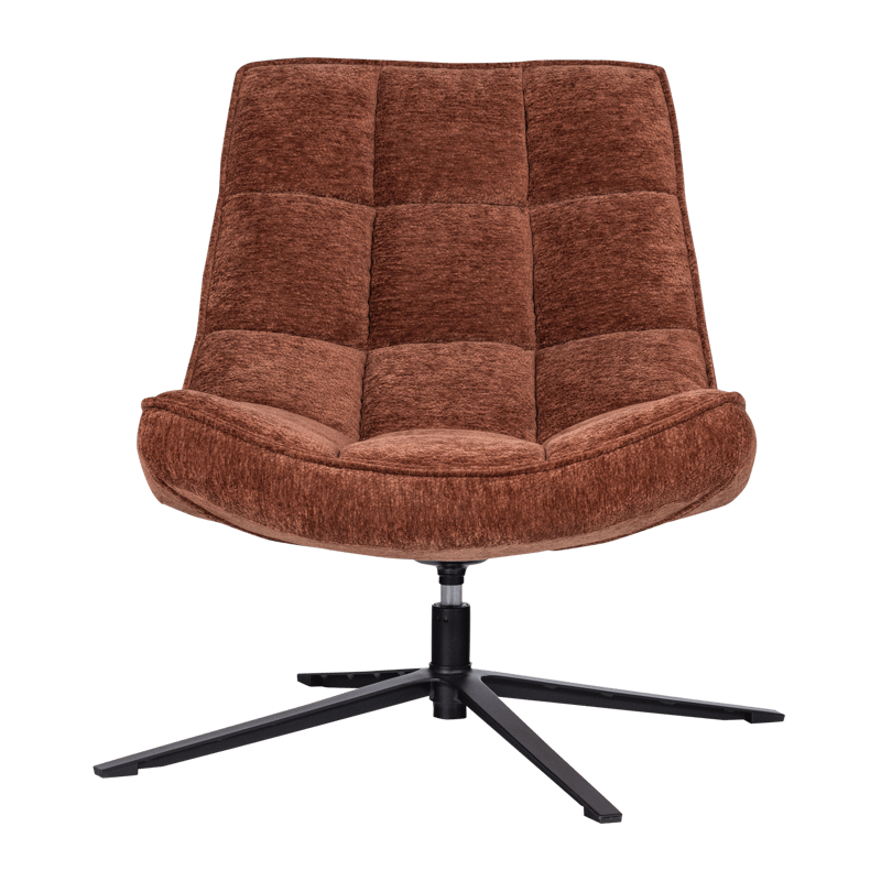 Snurrfåtölj Maudi - Brun - Möbler - Stolar & fåtöljer - Fåtölj - Seniorfåtölj