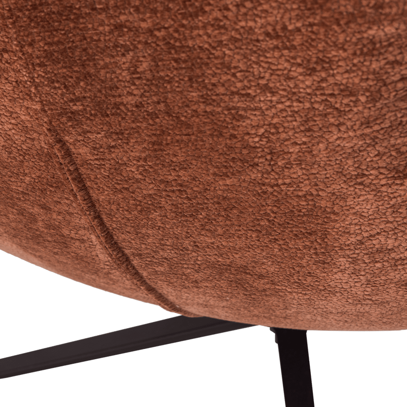 Snurrfåtölj Maudi - Brun - Möbler - Stolar & fåtöljer - Fåtölj - Fåtölj utan armstöd