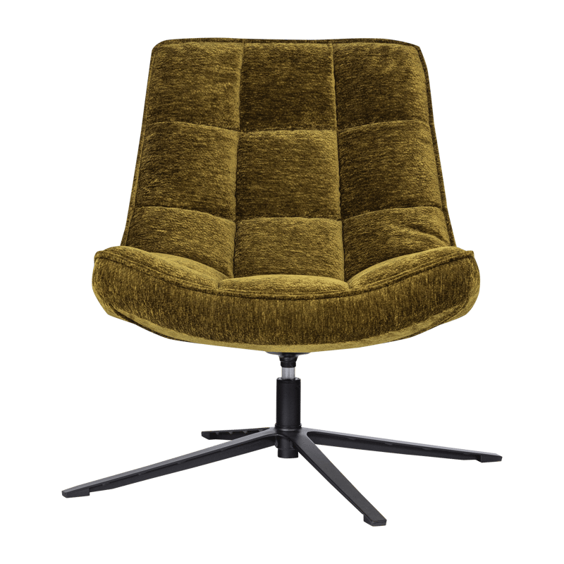 Snurrfåtölj Maudi - Grön - Möbler - Stolar & fåtöljer - Fåtölj - Fåtölj utan armstöd