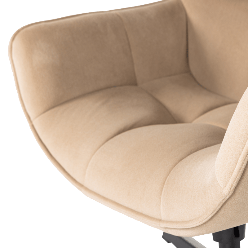 Snurrfåtölj Wibo - Sand - Möbler - Stolar & fåtöljer - Fåtölj