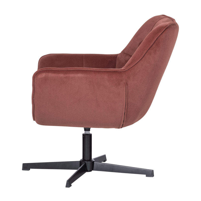 Snurrfåtölj Wibo - Vinröd - Möbler - Stolar & fåtöljer - Fåtölj - Seniorfåtölj