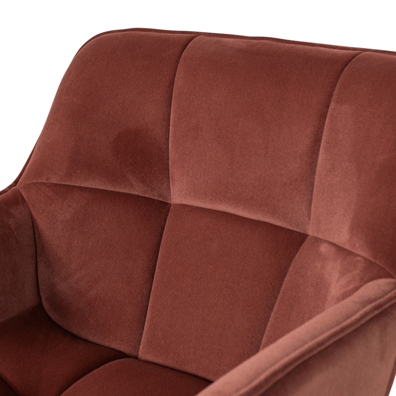 Snurrfåtölj Wibo - Vinröd - Möbler - Stolar & fåtöljer - Fåtölj - Seniorfåtölj